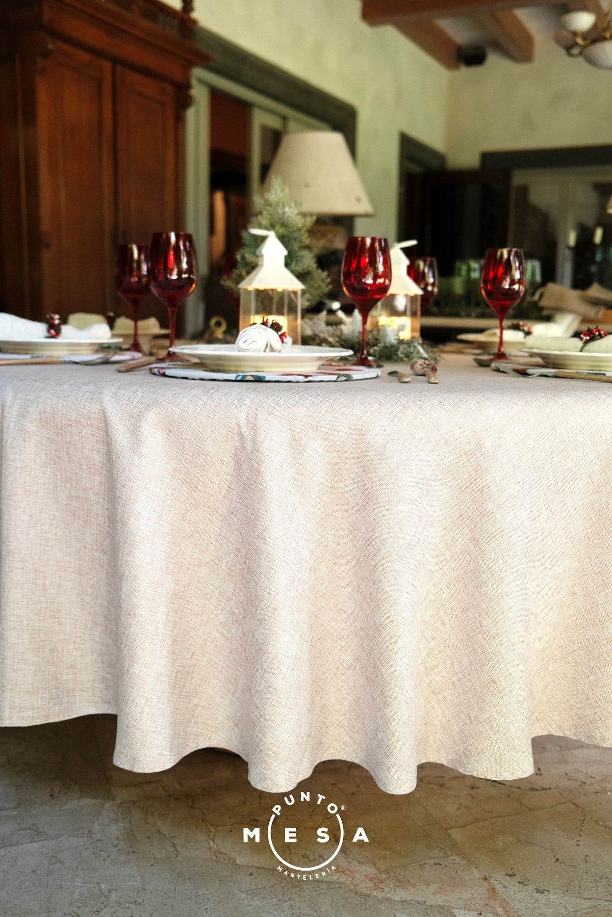 Lino Aparente Beige